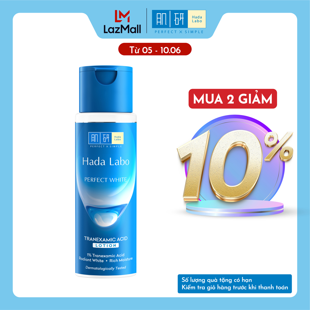 Dung dịch dưỡng trắng da tối ưu Hada Labo Perfect White Tranexamic Acid