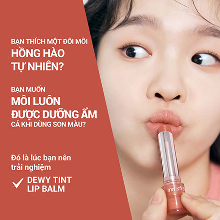 Son dưỡng Innisfree Glow Tint Lip Balm mẫu mới
