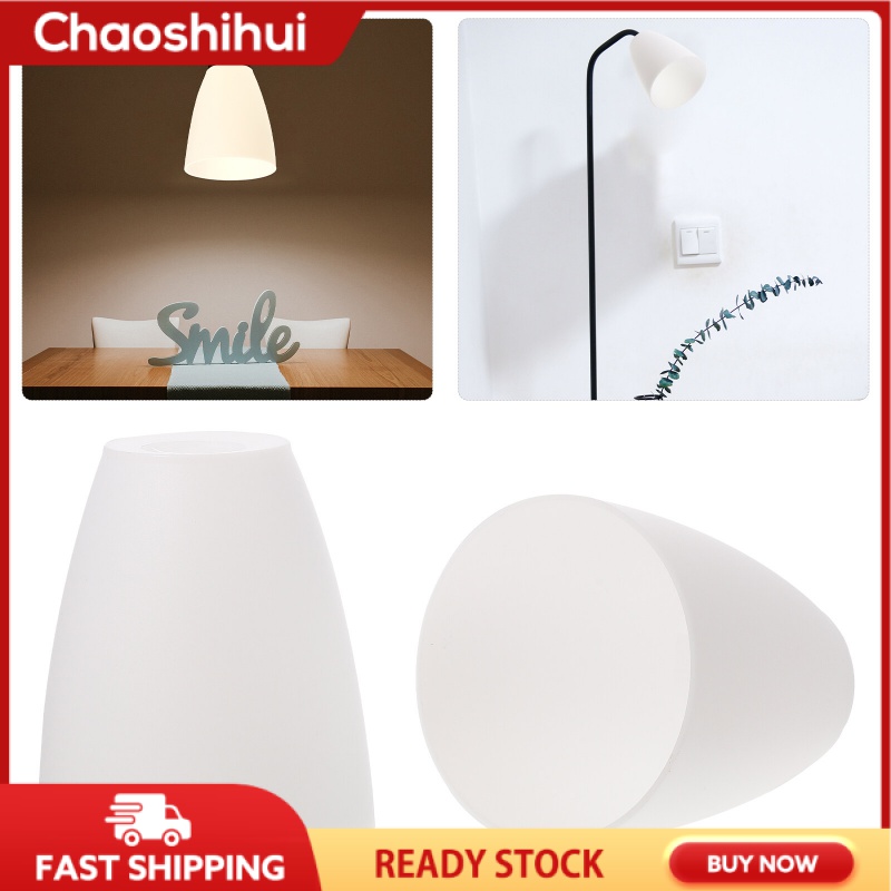 4Pcs Simple Plastic Lampshade Chandelier Lamp Cover Light Shade for Home White