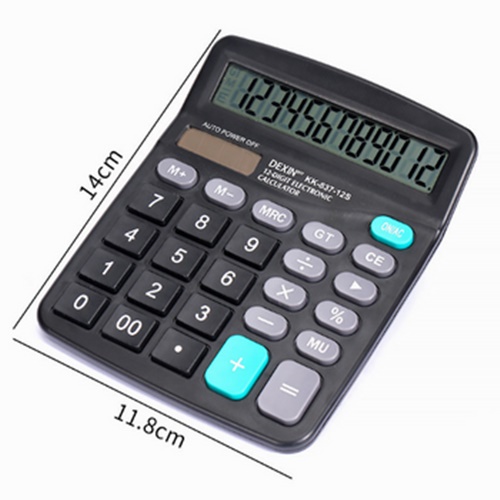 Máy tính cầm tay 12 số Deli 837