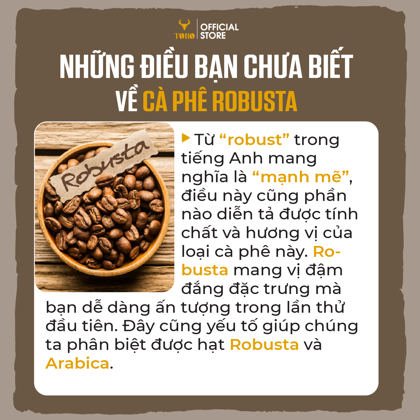 [250GR] Cà Phê Bột Toro Robusta Nguyên Chất 100% | TORO FARM