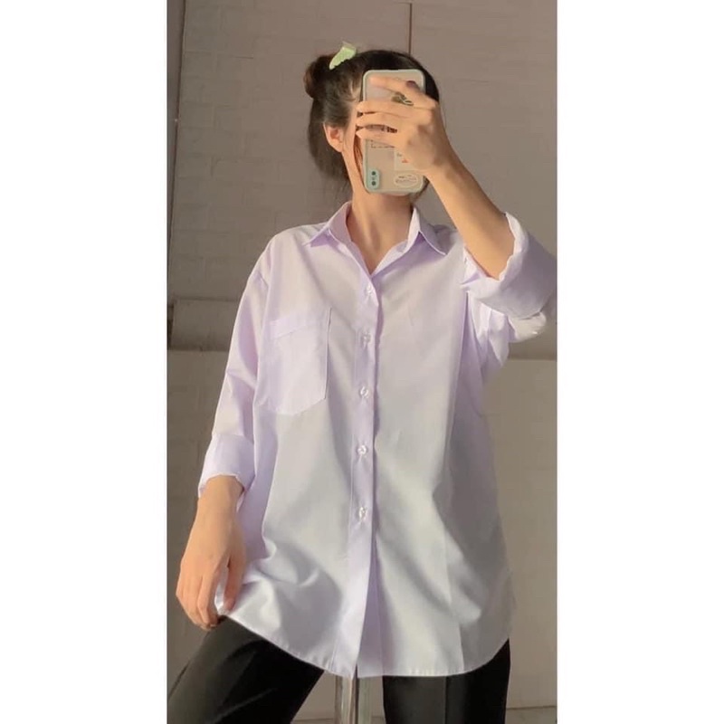 Áo sơ mi trắng dài tay