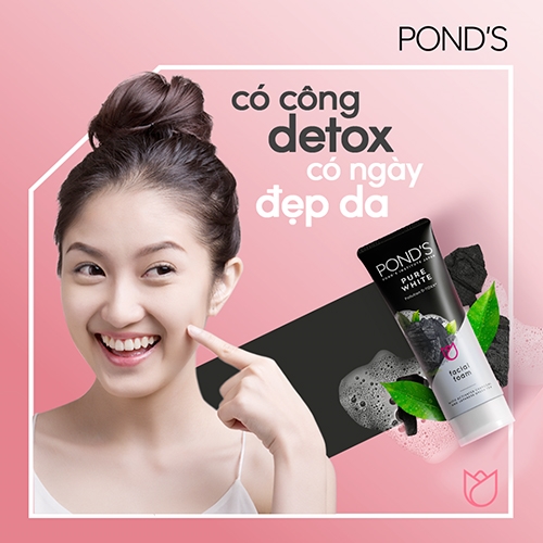 Sửa rửa mặt Pond đen 50g (00203)