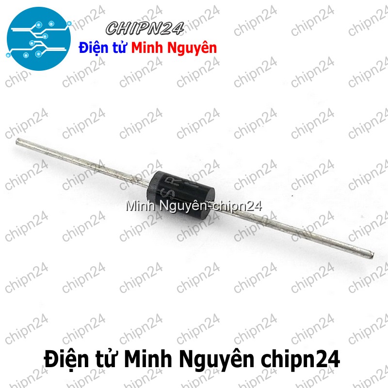[5 con] (K472) Diode SR3100 DIP DO-27 3A 100V (SR 3100) [Diode Schottky] - HH004397
