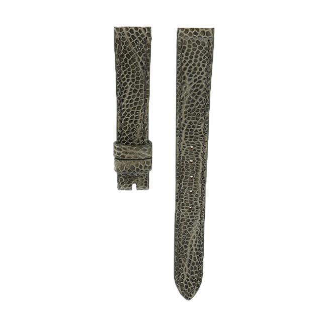 Dây đồng hồ da đà điểu size nhỏ 12, 14 màu xanh rêu HK8429