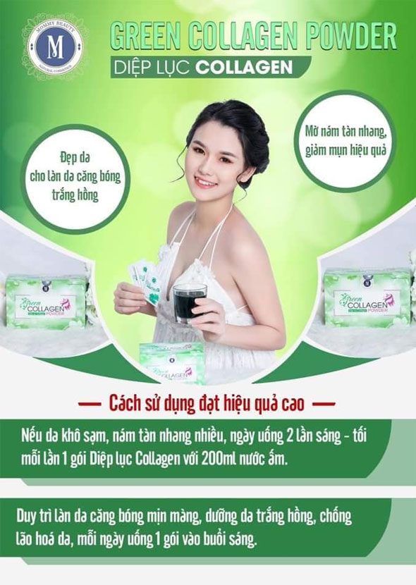 [HCM]Diệp lục Colagen MẪU MỚI NHẤT