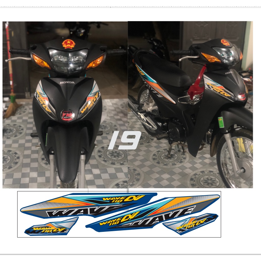 Tem rời wave a - mẫu 2023