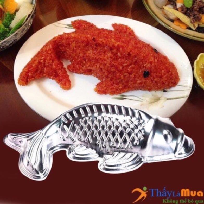 Khuân làm xôi làm thạch hình cá chép