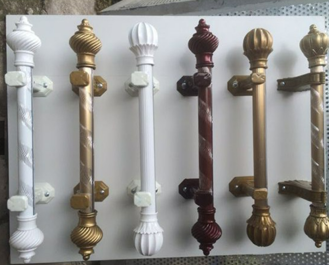 (1 cái) Đầu bịt chụp thanh treo rèm - phụ kiện rèm cửa