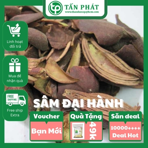 [New Arrivals] Dried Ginseng Root 500g - Tan Phat Herbal - Specialized in Making Tea and Brewing Drinking Water