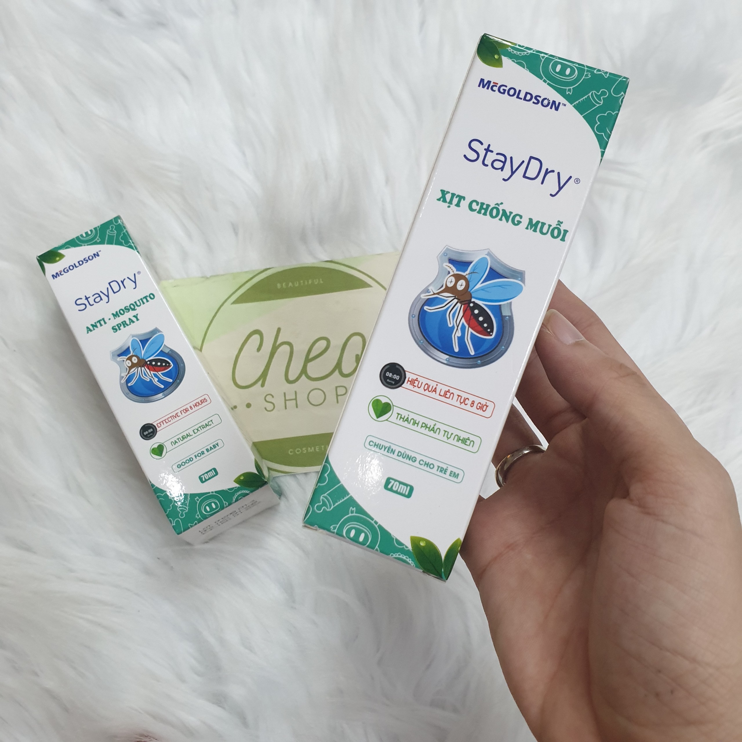 [HCM]Xịt chống muỗi Staydry 70ml