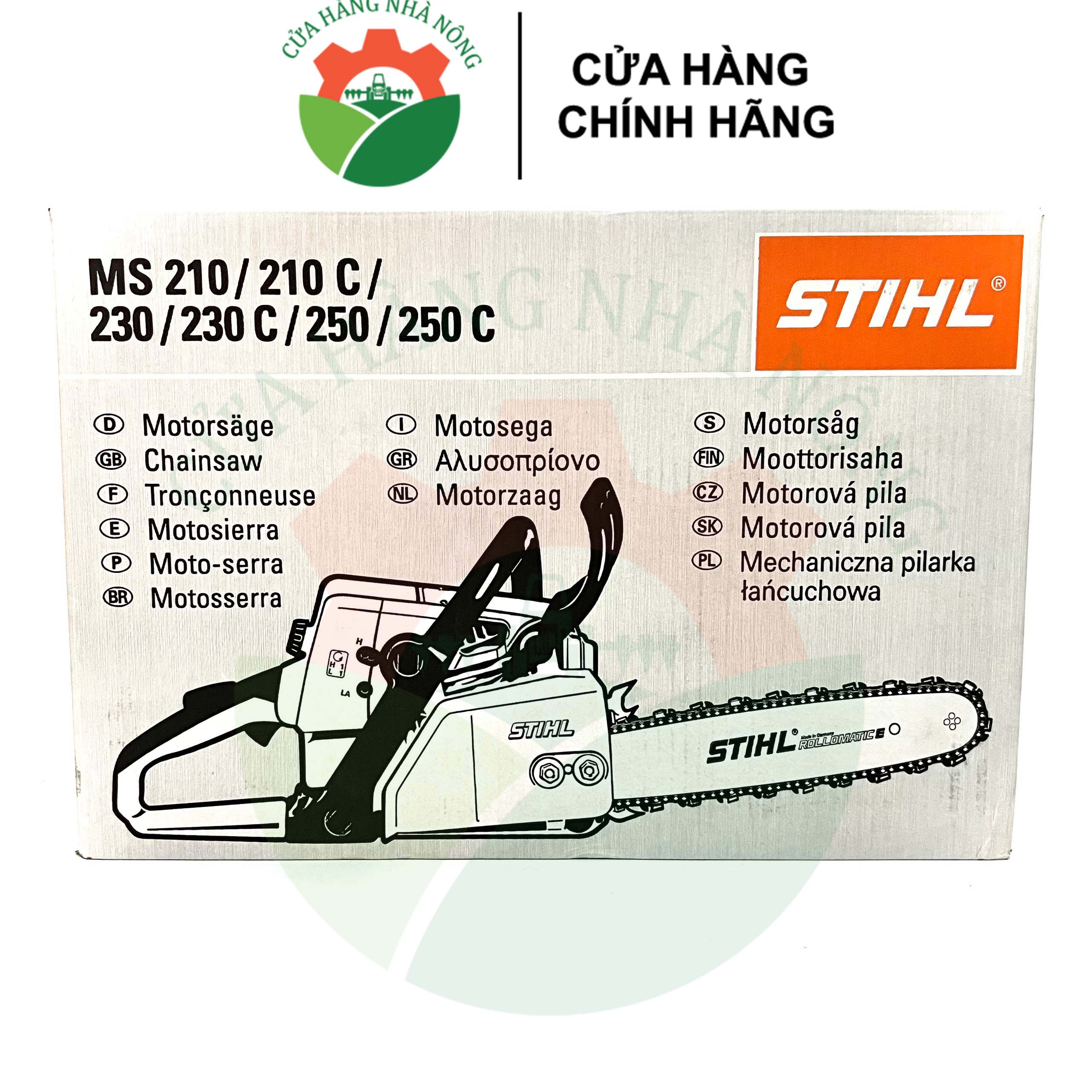 [TẶNG 3 CHAI NHỚT KAVI MALAYSIA 200ML] Máy cưa xích STIHL MS 230 chính hãng (Đã bao gồm sên lam + Khuyến mãi)