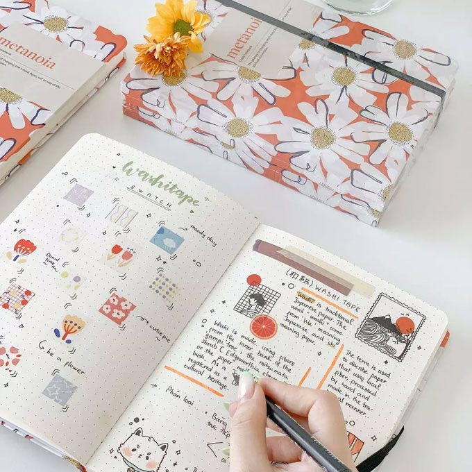 Quà Valentine - Sổ tay ruột chấm Crabit Dot grid