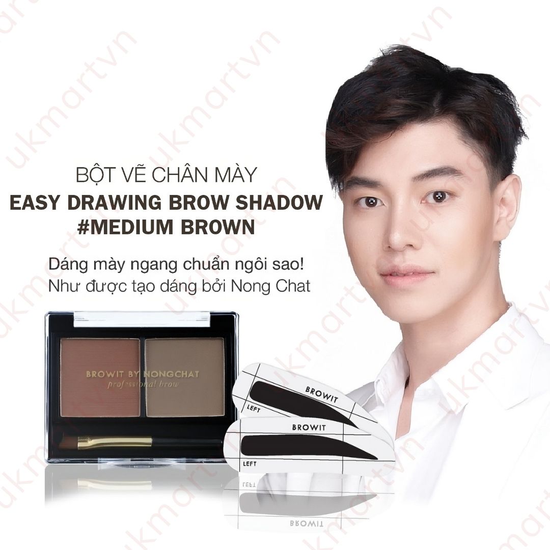Phấn Kẻ Chân Mày Browit By NongChat Series 1 Easy Drawing Brow Shadow 4g