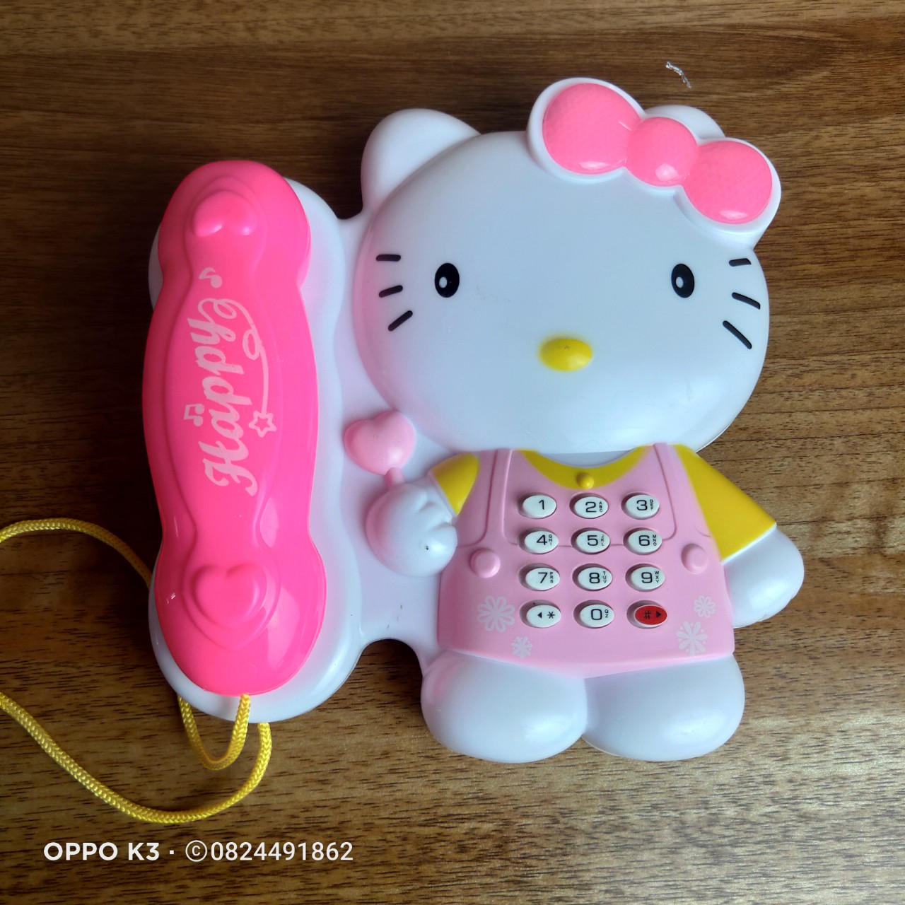 Đồ chơi Điện thoại mèo Kitty hồng cho bé gái