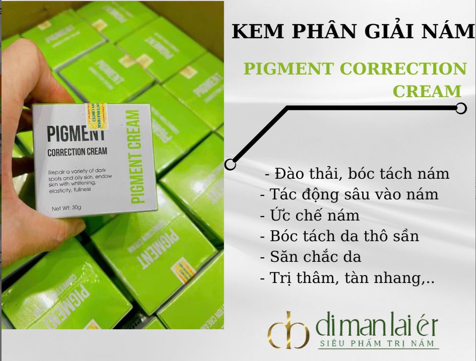 KEM PIGMENT CORRECTION CREAM (TAILOR MADE C DIMANLAIER MẪU MỚI)
