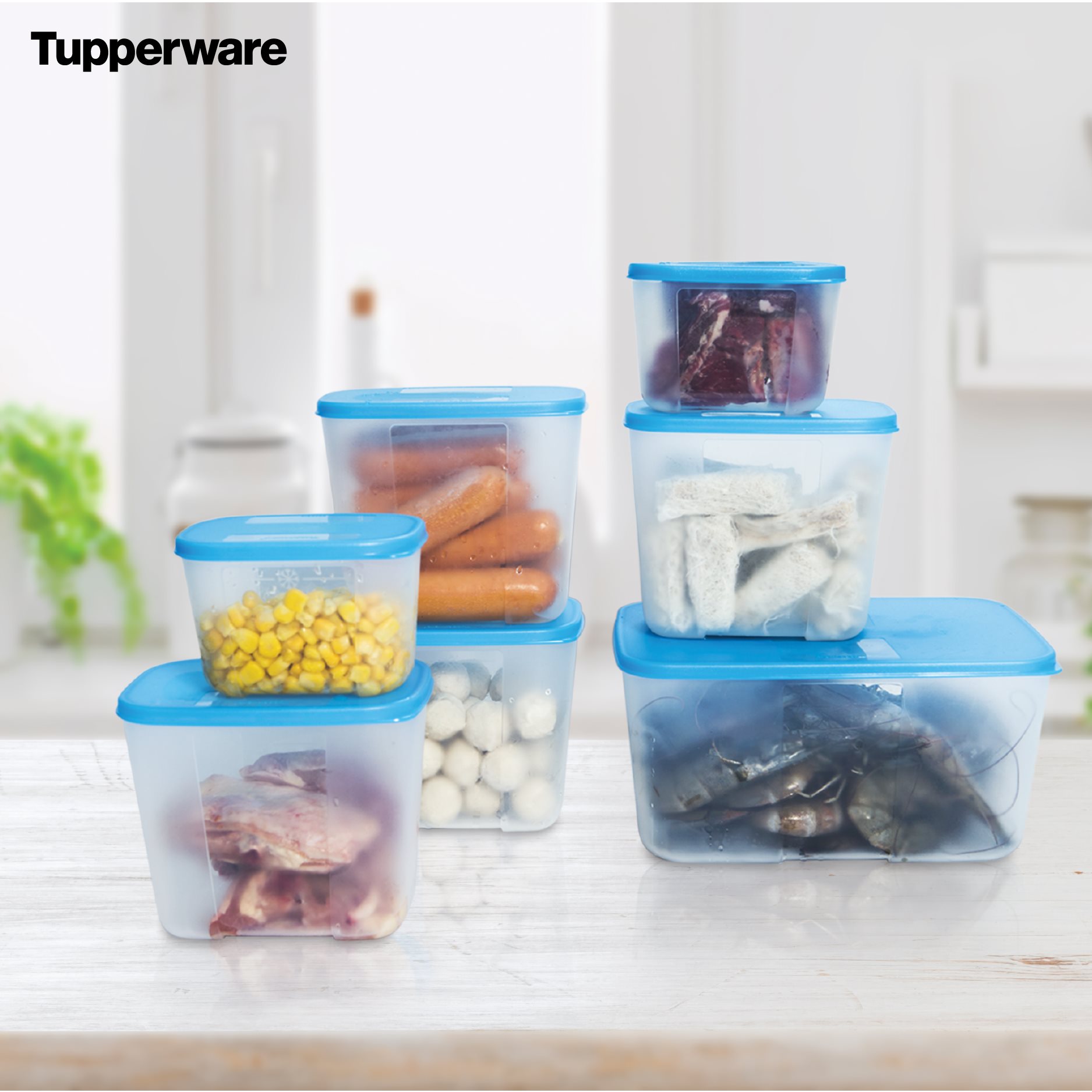Bộ hộp trữ đông Tupperware Freezermate (7 hộp)