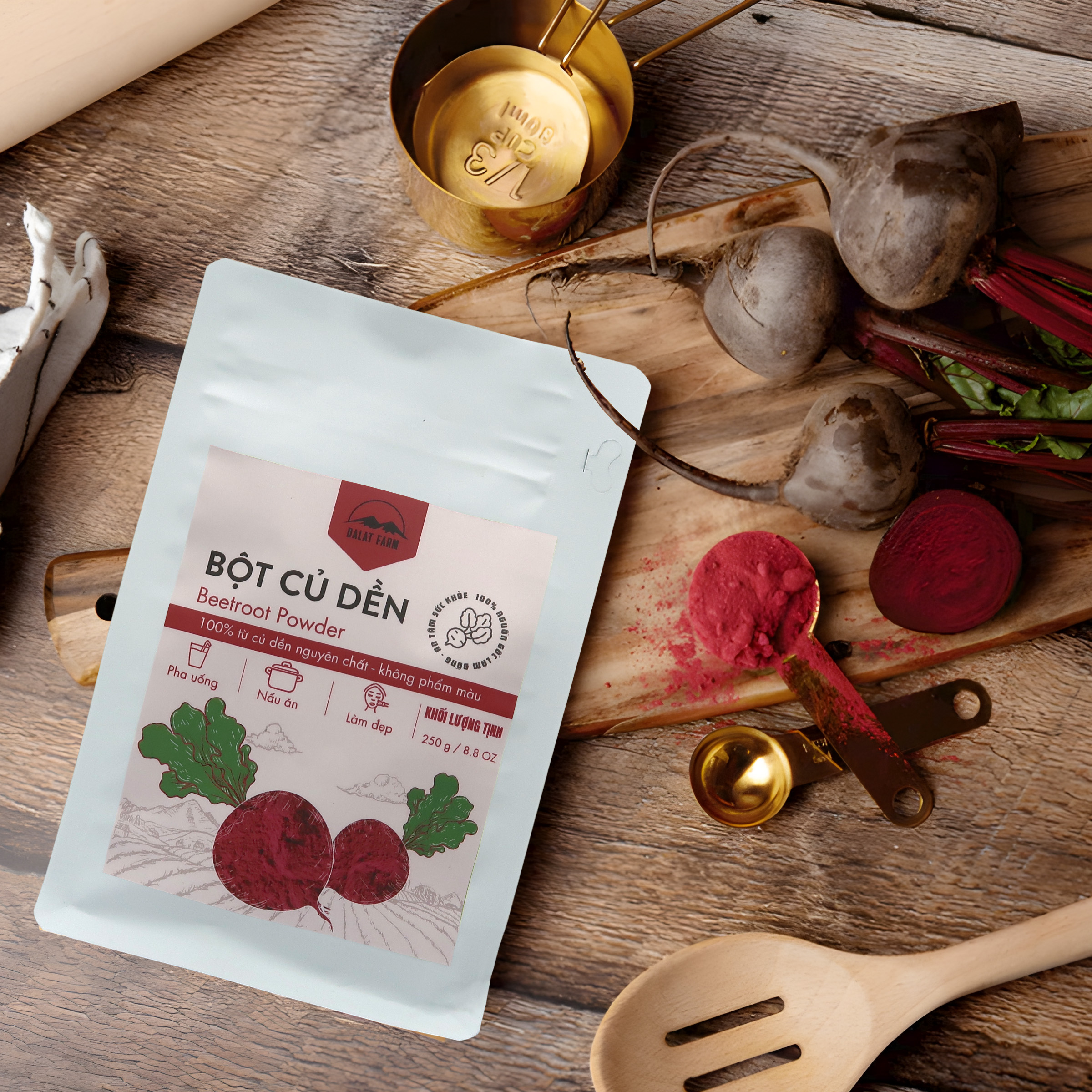 Bột Củ Dền Dalat Farm - Túi 250Gr