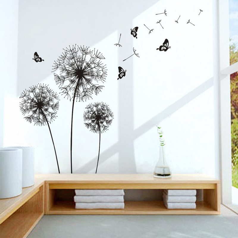 Decal dán tường hoa bồ công anh 2 DF5125