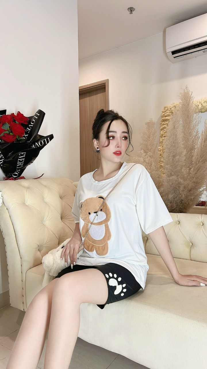 Đồ bộ nữ đồ bộ mặc nhà bộ đồ lửng form rộng bigsize