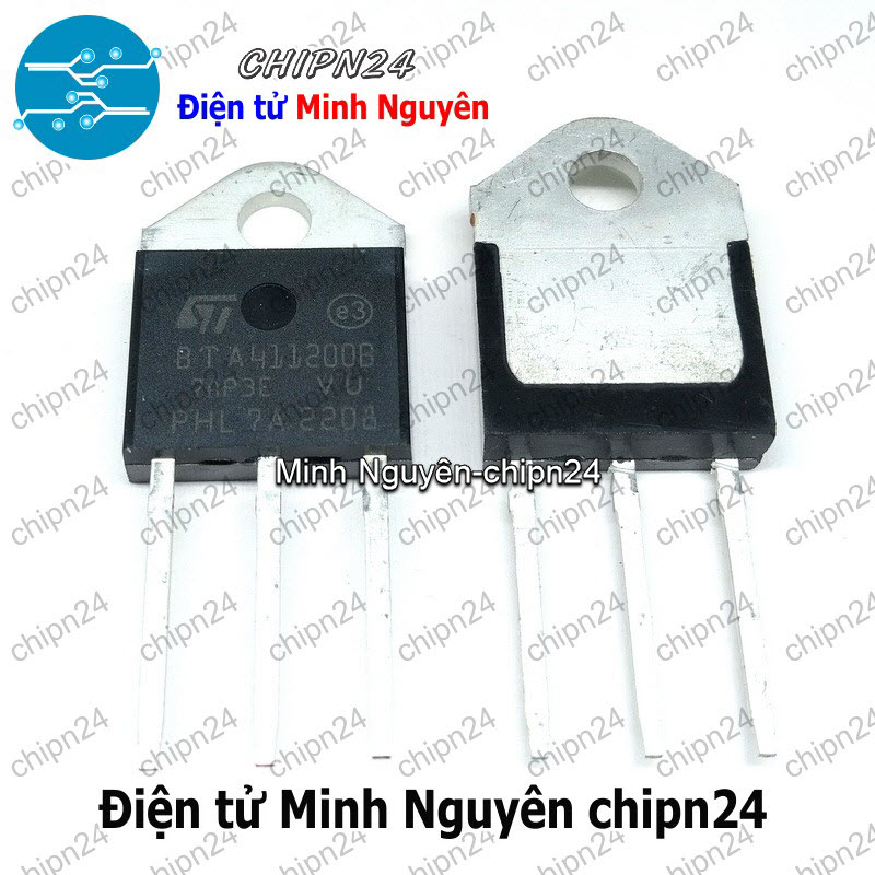 [1 con] (KT2) Triac BTA41-1200B TO-3P 41A 1200V (BTA 41 1200B) - HH004356