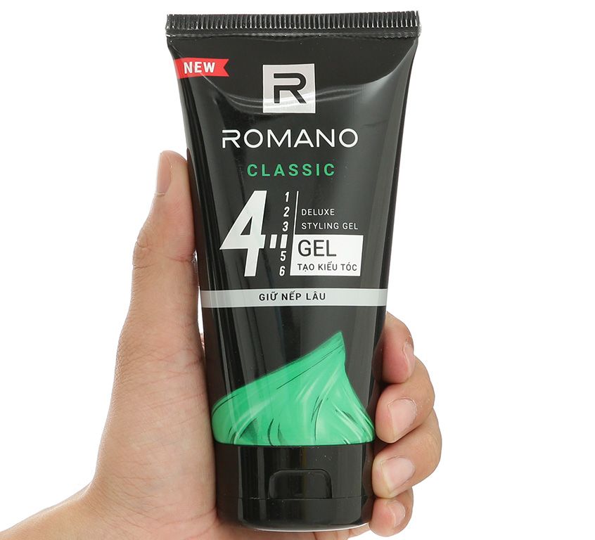 Gel Vuốt Giữ Nếp Tóc Romano Classic 150g - Số 4  Cứng Vừa