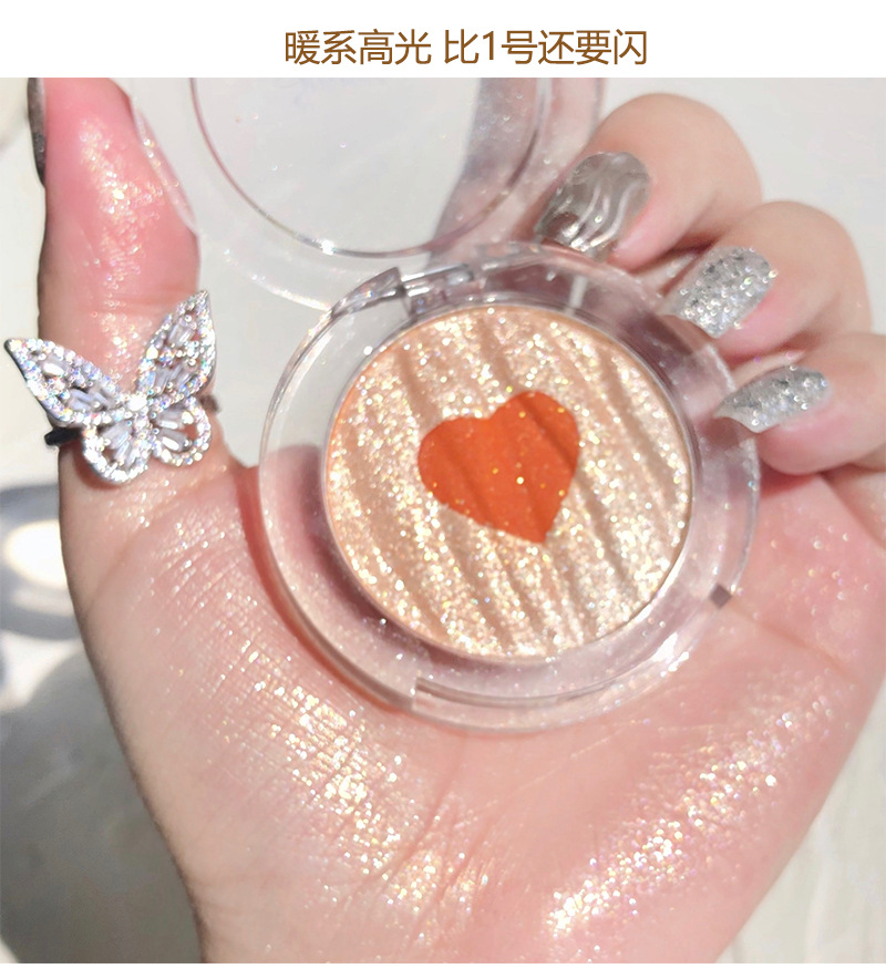 Phấn Bắt Sáng Kiêm Phấn Má Sweet Mint Heart In Box