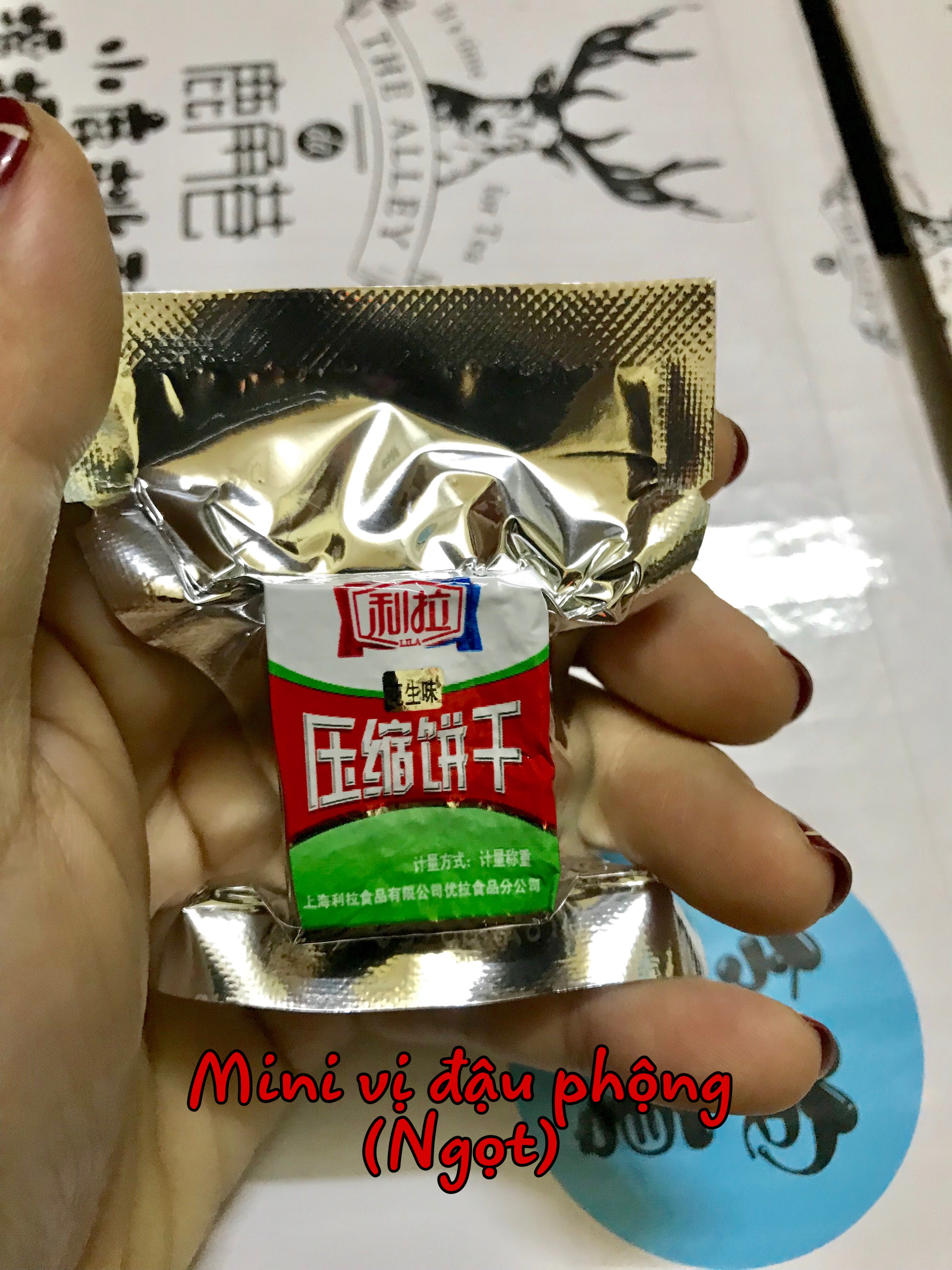 1KG LƯƠNG KHÔ MINI MIX 3 VỊ NGỌT (cacao, đậu phộng, mè đen)