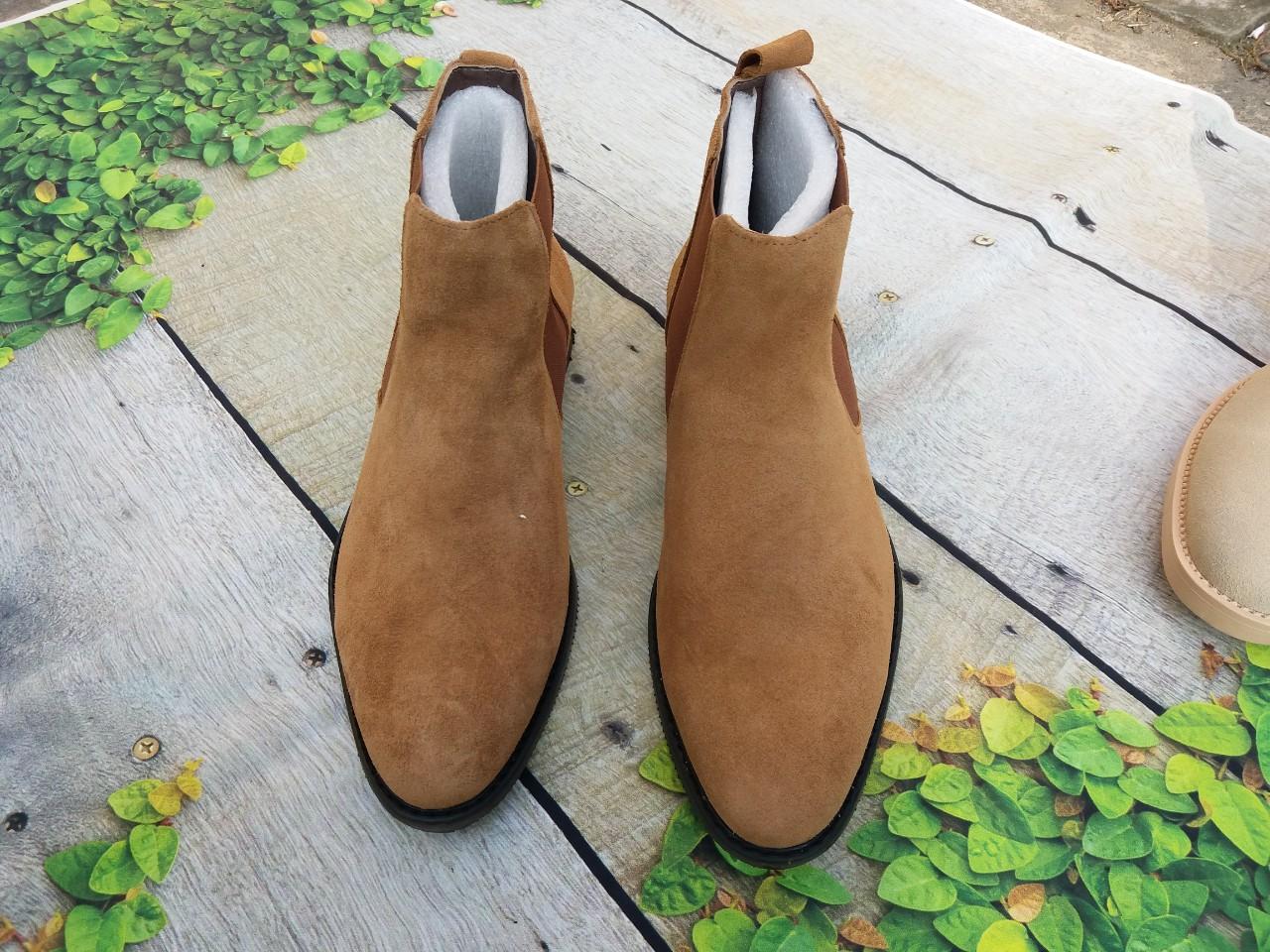GIày bốt nam phong cách cao bồi