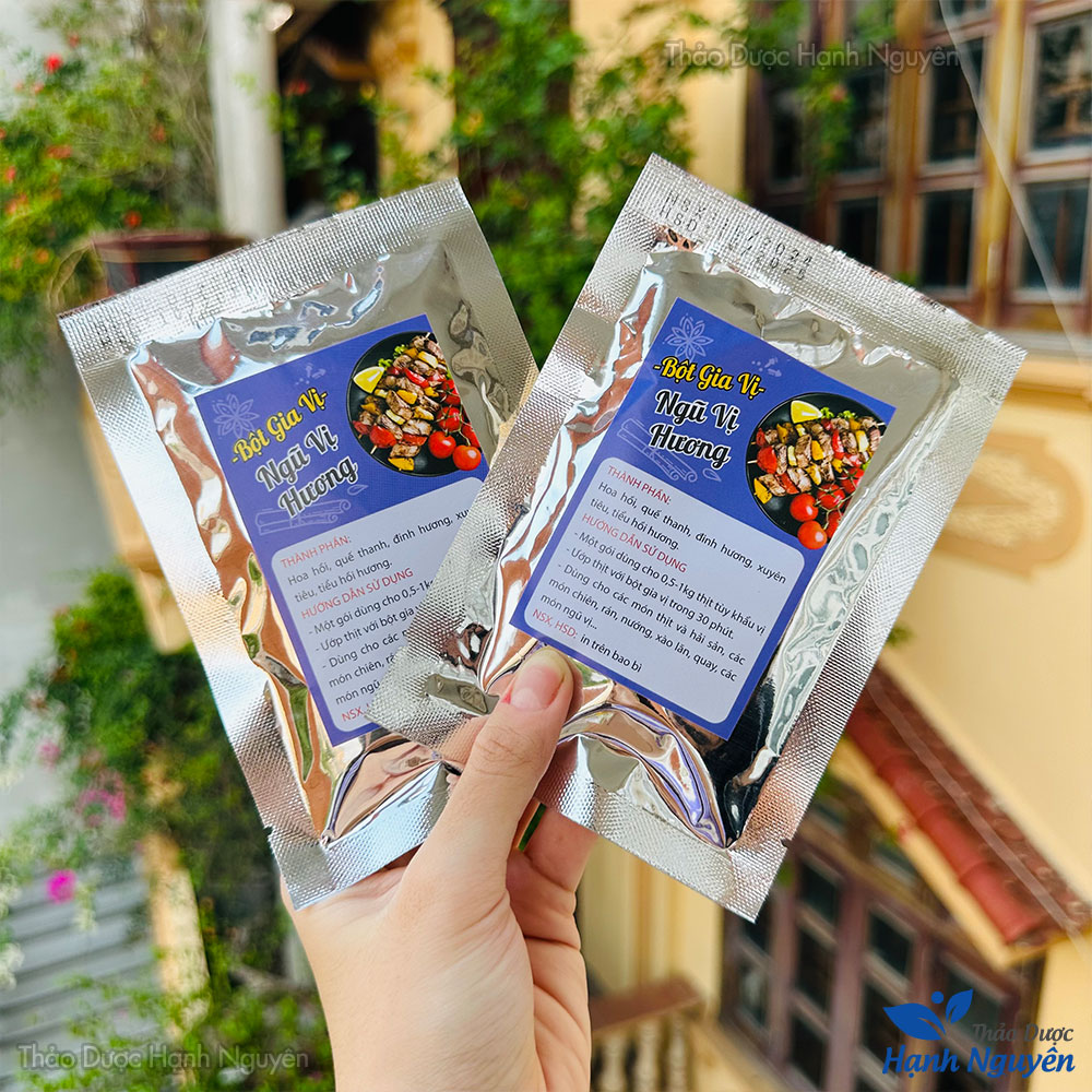 Bột ngũ vị hương, bột gia vị tẩm ướp thịt, chiên, nướng, thơm ngon, chuẩn vị