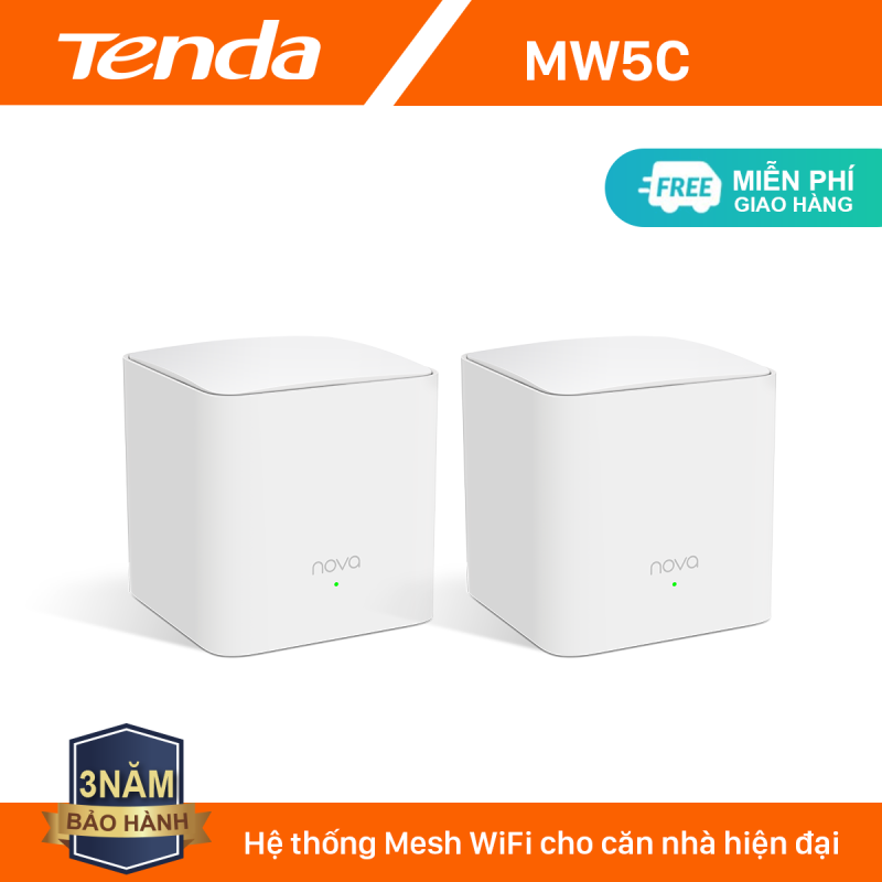 Bảng giá Tenda Hệ thống Wifi Nova Mesh cho gia đình MW5C Chuẩn AC 1200Mbps - Hãng phân phối chính thức Phong Vũ
