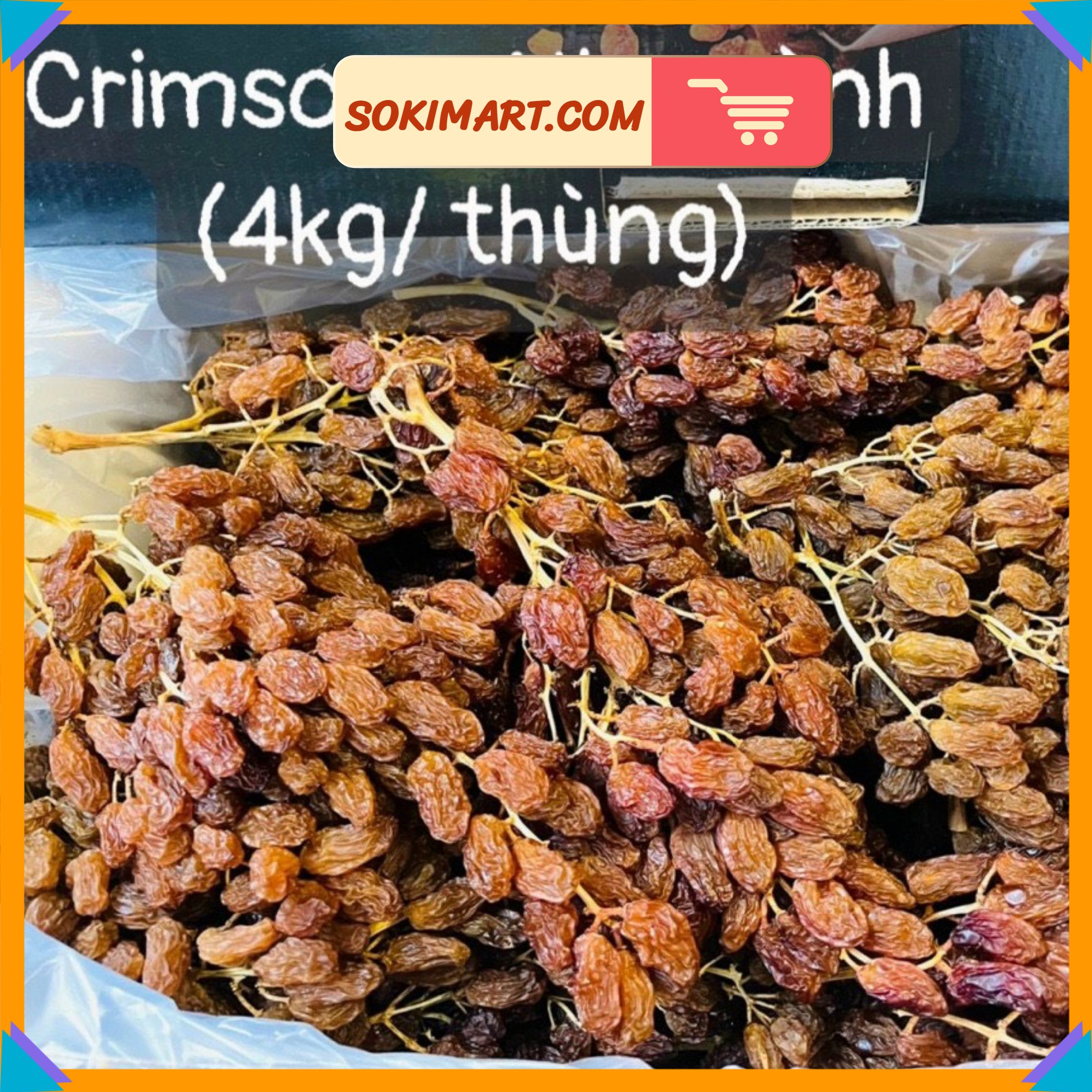 Nho khô nguyên cành - 250g