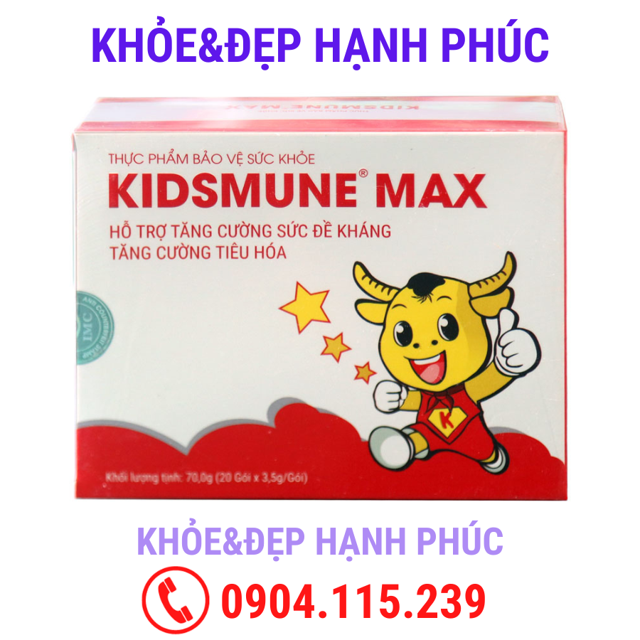 Thực phẩm bảo vệ sức khỏe Kidsmune Max – 20 gói/hộp