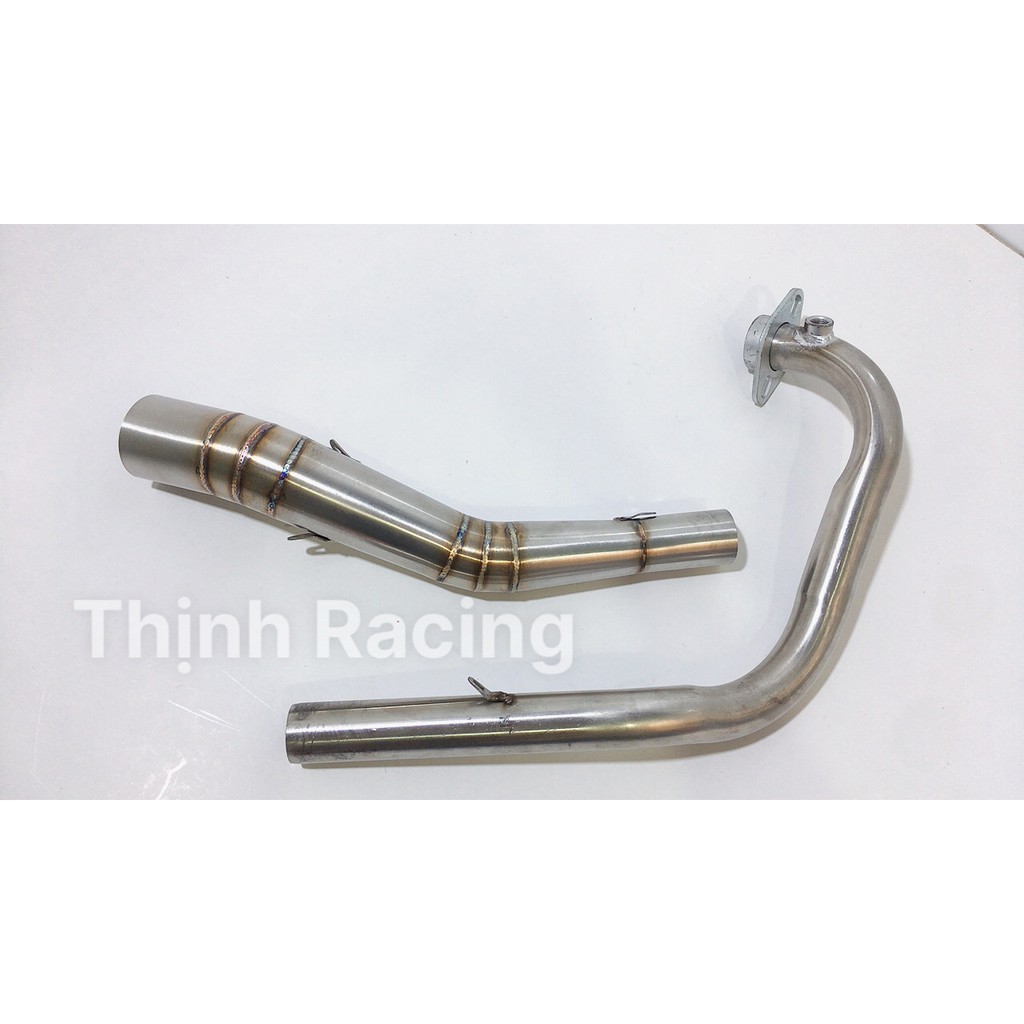 Cổ pô 2 khúc WRX Satria Raider Fi gắn được tất cả các lon pô , chuẩn inox 304