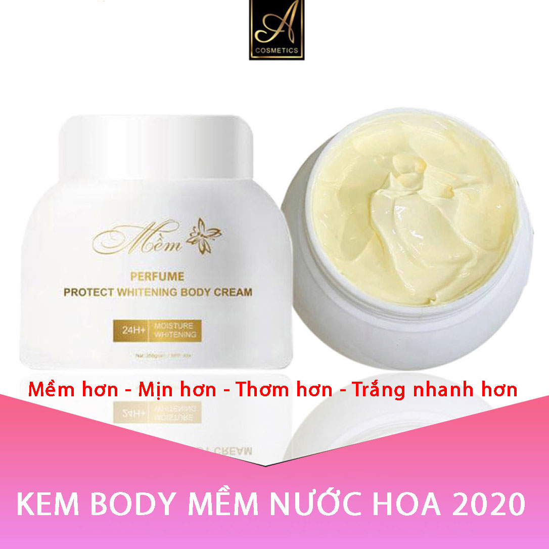 [HCM]Kem mềm body trắng da toàn thân body mềm A Cosmetics 250ml phân tử nước hoa