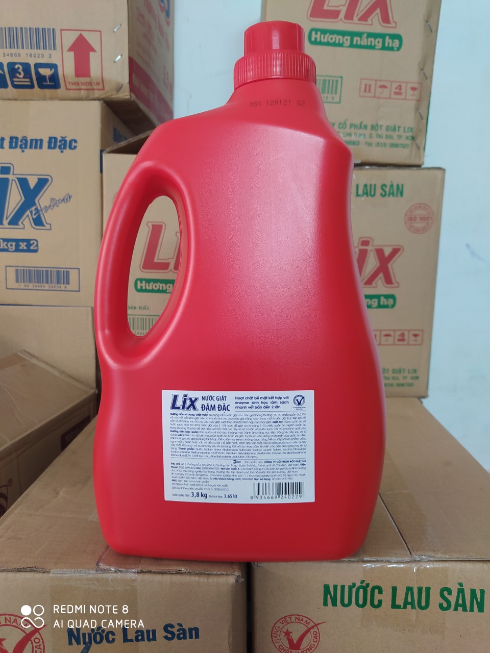 Nước giặt Lix Đậm Đặc 3.3kg