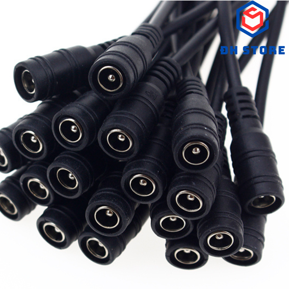 Jack cáp cắm nguồn điện 5.5x2.1mm 12V-24V DC