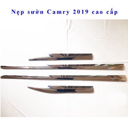 Ốp nẹp sườn xe toyota camry 2019 - 2023 mạ crom cao cấp