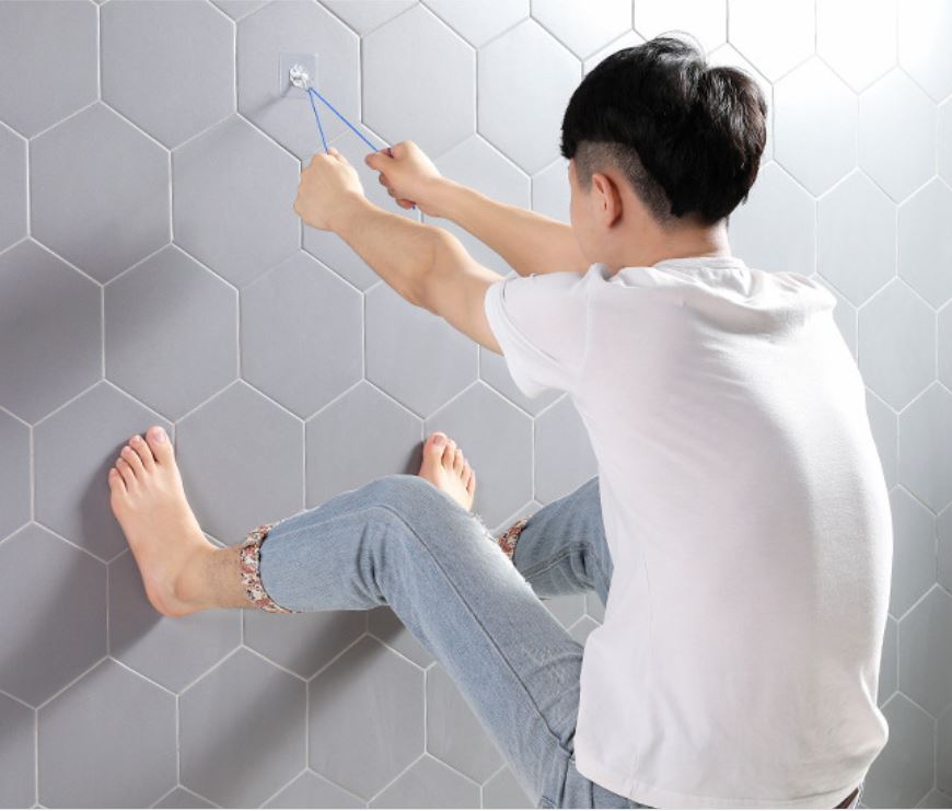 Set 5 móc treo dán tường siêu dính 6x6cm tiện dụng