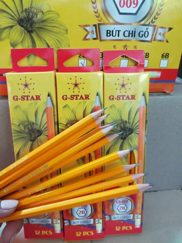 Combo 1 hộp Bút chì 3B G-Star - GS009