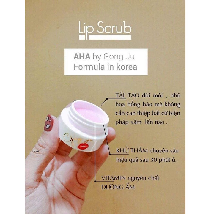 [HCM]Ủ Môi Hồng Gong Ju  Lip Scrub ( Hàng Chuẩn)