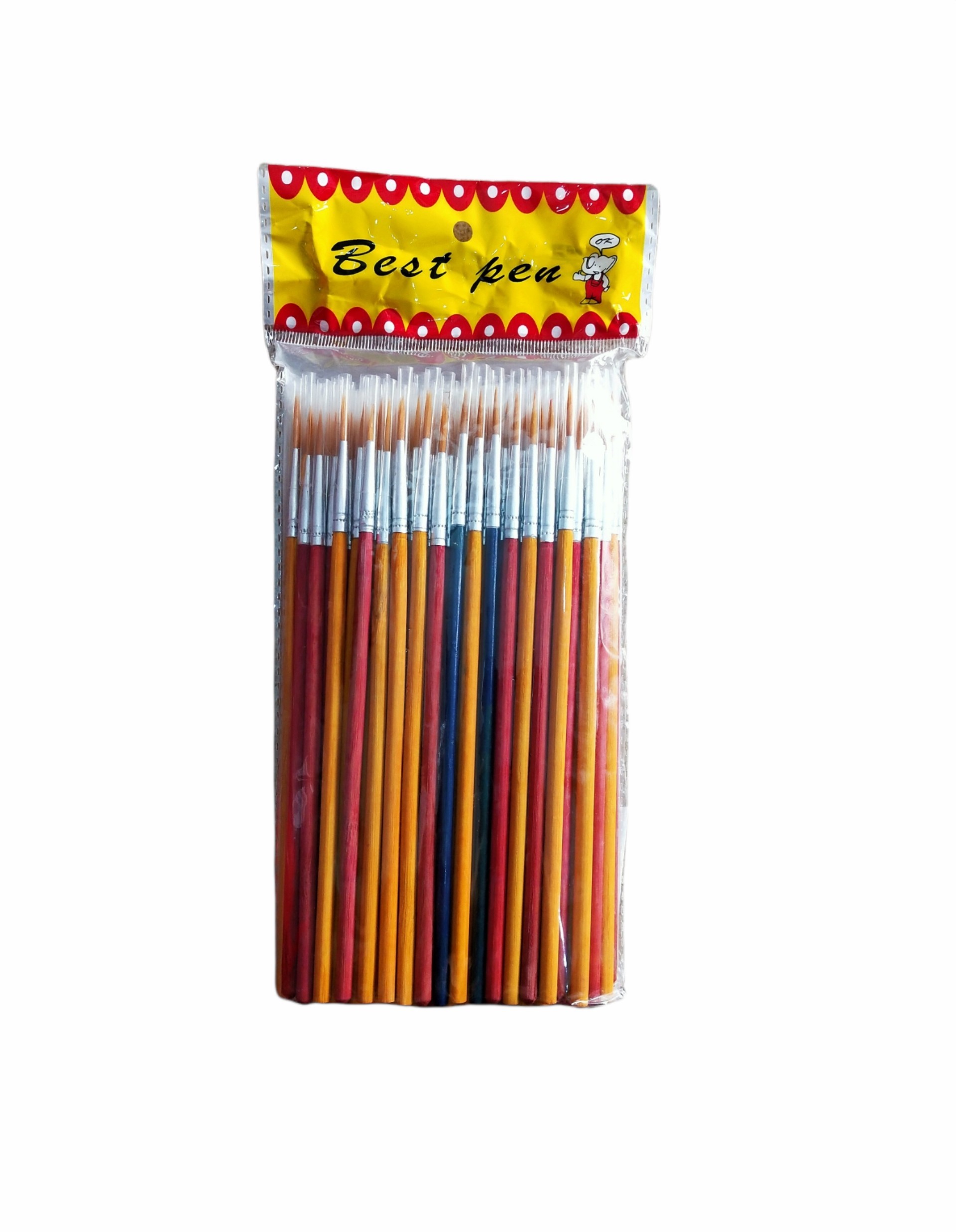 Cọ cán màu - bịch/100 cây