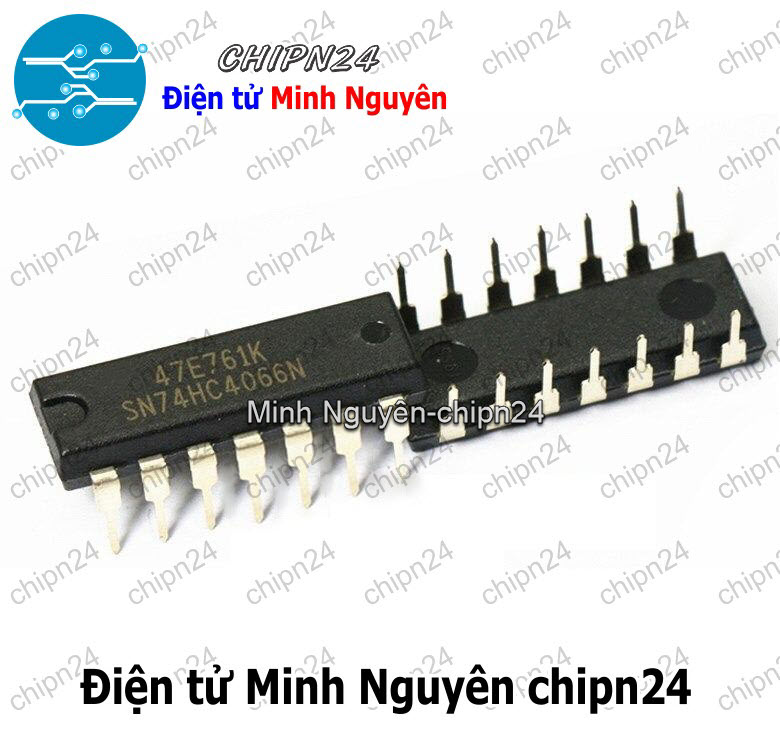 [2 con] (DT) IC 74HC4066 DIP-14 Hàng Tốt (74HC4066N SN74HC4066N 744066) - HH005338