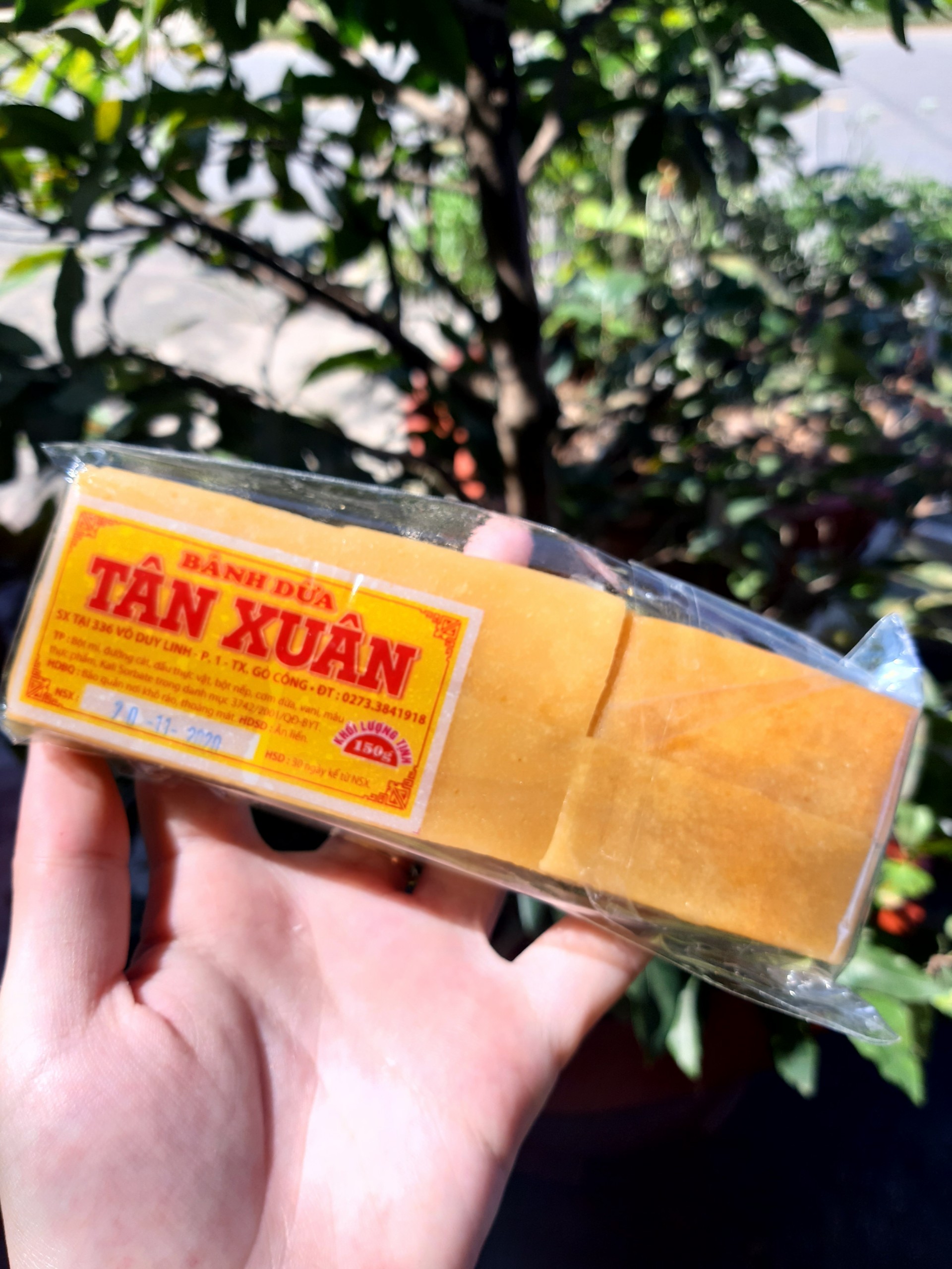 1 bịch bánh lam dừa siêu ngon