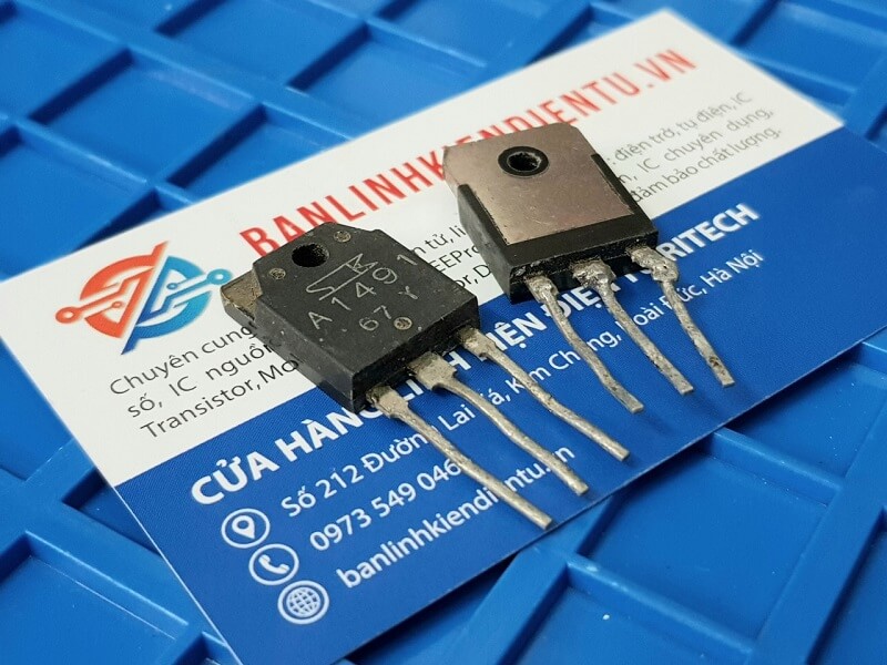 [ Combo 4 chiếc ] A1491 2SA1491 Sanken Transistor 140V 10A Tháo Máy