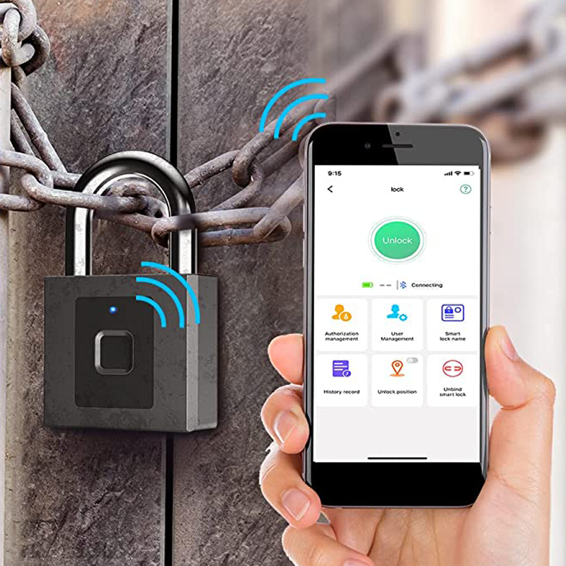Ổ khóa vân tay bluetooth cao cấp KL20