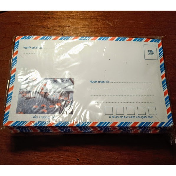 Phong bì bưu điện loại đẹp (100 cái/ tập)