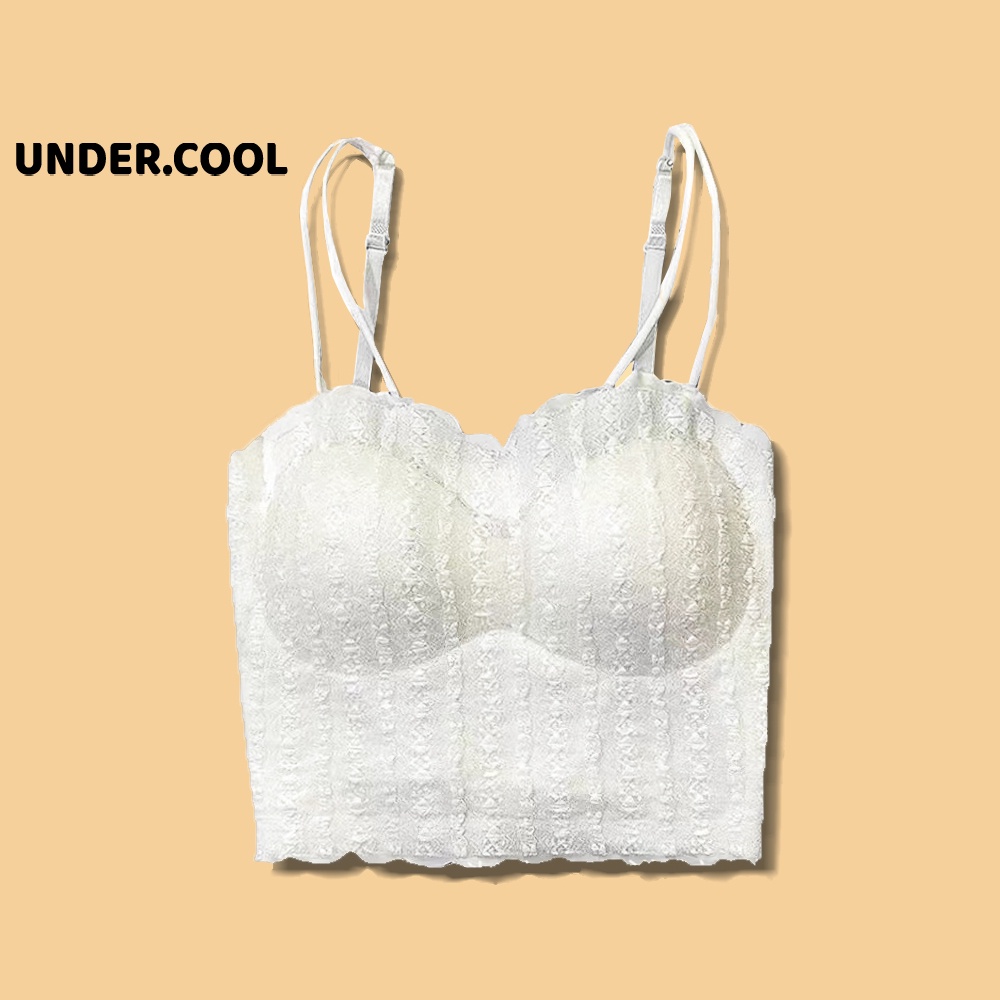 Áo bra hai dây undercool lụa dây kép thời trang