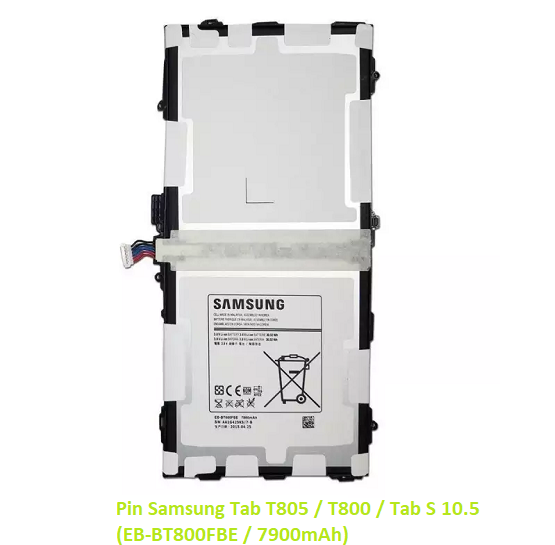 Pin thay thế samsung tab t805 / t800 / tab s 10.5