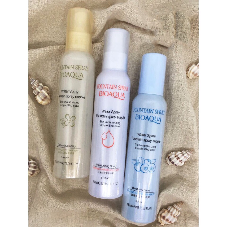 Xịt khoáng dưỡng ẩm Bioaqua150ml